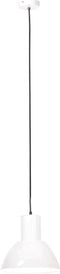 vidaXL Hanglamp rond 25 W E27 28.5 cm wit