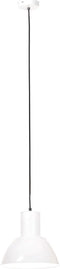 vidaXL Hanglamp rond 25 W E27 28.5 cm wit