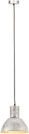 vidaXL Hanglamp rond 25 W E27 28.5 cm zilverkleurig