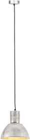 vidaXL Hanglamp rond 25 W E27 28.5 cm zilverkleurig
