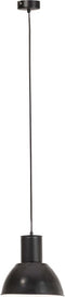 vidaXL Hanglamp rond 25 W E27 28.5 cm zwart