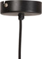 vidaXL Hanglamp rond 25 W E27 28.5 cm zwart