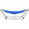 vidaXL - Hangmat - met - inklapbare - standaard - blauw