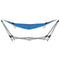vidaXL - Hangmat - met - inklapbare - standaard - blauw