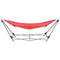 vidaXL - Hangmat - met - inklapbare - standaard - rood