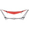 vidaXL - Hangmat - met - inklapbare - standaard - rood