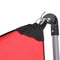 vidaXL - Hangmat - met - inklapbare - standaard - rood