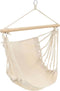 vidaXL - Hangstoel - creme - wit - (large)
