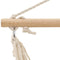 vidaXL - Hangstoel - creme - wit - (large)