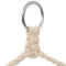 vidaXL - Hangstoel - creme - wit - (large)