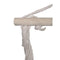 vidaXL - Hangstoel - creme - wit - (large)