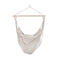 vidaXL - Hangstoel - creme - wit - (large)