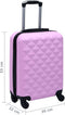 vidaXL - Harde - koffer - ABS - roze