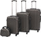 vidaXL - Harde - rolkoffer - set - antraciet - 4-dlg