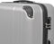 vidaXL - Harde - rolkoffer - set - zilver - 4-dlg