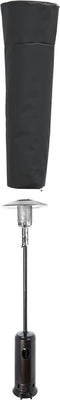 vidaXL - Heaterhoes - piramidevormig - 86x47x241 - cm - 420D - oxford - zwart