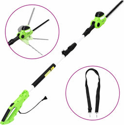 vidaXL - Heggenschaar - elektrisch - telescopisch - 41 - cm - 550 - W