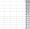 vidaXL - Hek - 50 - m - 150 - cm - gegalvaniseerd - staal - zilverkleurig