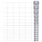 vidaXL - Hek - 50x1,5 - m - gegalvaniseerd - staal - zilverkleurig