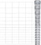 vidaXL - Hek - 50x1 - m - gegalvaniseerd - staal - zilverkleurig