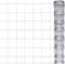 vidaXL - Hek - 50x1 - m - gegalvaniseerd - staal - zilverkleurig