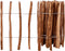 vidaXL - Hek - 90x500 - cm - hazelaarhout