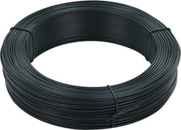 vidaXL - Hekbinddraad - 250 - m - 1,6/2,5 - mm - staal - zwartachtig - groen