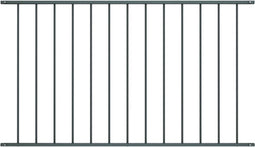 vidaXL - Hekpaneel - 1,7x0,75 - m - gepoedercoat - staal - antraciet