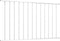 vidaXL - Hekpaneel - 1,7x0,75 - m - gepoedercoat - staal - wit