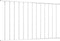 vidaXL - Hekpaneel - 1,7x1,25 - m - gepoedercoat - staal - wit