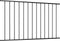 vidaXL - Hekpaneel - 1,7x1,25 - m - gepoedercoat - staal - zwart