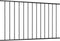 vidaXL - Hekpaneel - 1,7x1 - m - gepoedercoat - staal - zwart