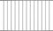 vidaXL - Hekpaneel - 1,7x1 - m - gepoedercoat - staal - zwart