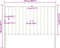 vidaXL - Hekpaneel - met - palen - 1,7x0,75 - m - gepoedercoat - staal - wit