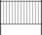 vidaXL - Hekpaneel - met - palen - 1,7x1,25 - m - gepoedercoat - staal - zwart