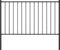 vidaXL - Hekpaneel - met - palen - 1,7x1 - m - gepoedercoat - staal - zwart