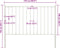 vidaXL - Hekpaneel - met - palen - 1,7x1 - m - gepoedercoat - staal - wit
