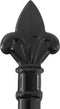 vidaXL - Hekpoort - dubbele - deur - met - speren - bovenkant - 400x175 - cm
