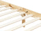 vidaXL - Hemelbedframe - massief - grenenhout - 100x200 - cm