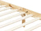 vidaXL - Hemelbedframe - massief - grenenhout - 90x200 - cm