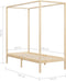 vidaXL - Hemelbedframe - massief - grenenhout - 90x200 - cm