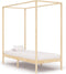 vidaXL - Hemelbedframe - massief - grenenhout - 90x200 - cm