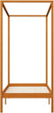 vidaXL - Hemelbedframe - massief - grenenhout - honingbruin - 100x200 - cm
