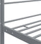 vidaXL - Hemelbedframe - metaal - grijs - 120x200 - cm