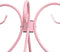vidaXL - Hemelbedframe - metaal - roze - 160x200 - cm