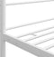 vidaXL - Hemelbedframe - metaal - wit - 100x200 - cm