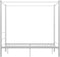 vidaXL - Hemelbedframe - metaal - wit - 140x200 - cm