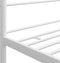 vidaXL - Hemelbedframe - metaal - wit - 180x200 - cm