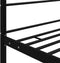 vidaXL - Hemelbedframe - metaal - zwart - 140x200 - cm