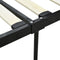 vidaXL - Hemelbedframe - metaal - zwart - 160x200 - cm
